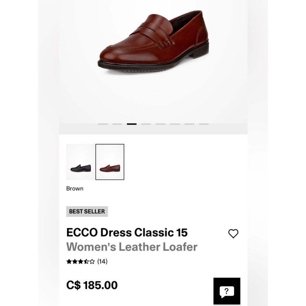 NEW! ECCO Women Dress Classic 15 ECCO Croc Embossed Red Leather Loafers - Picture 13 of 13